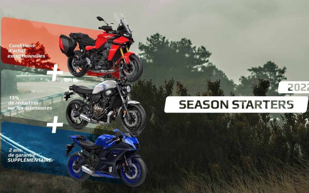 Fêtez la nouvelle année avec les Yamaha Season Starters !